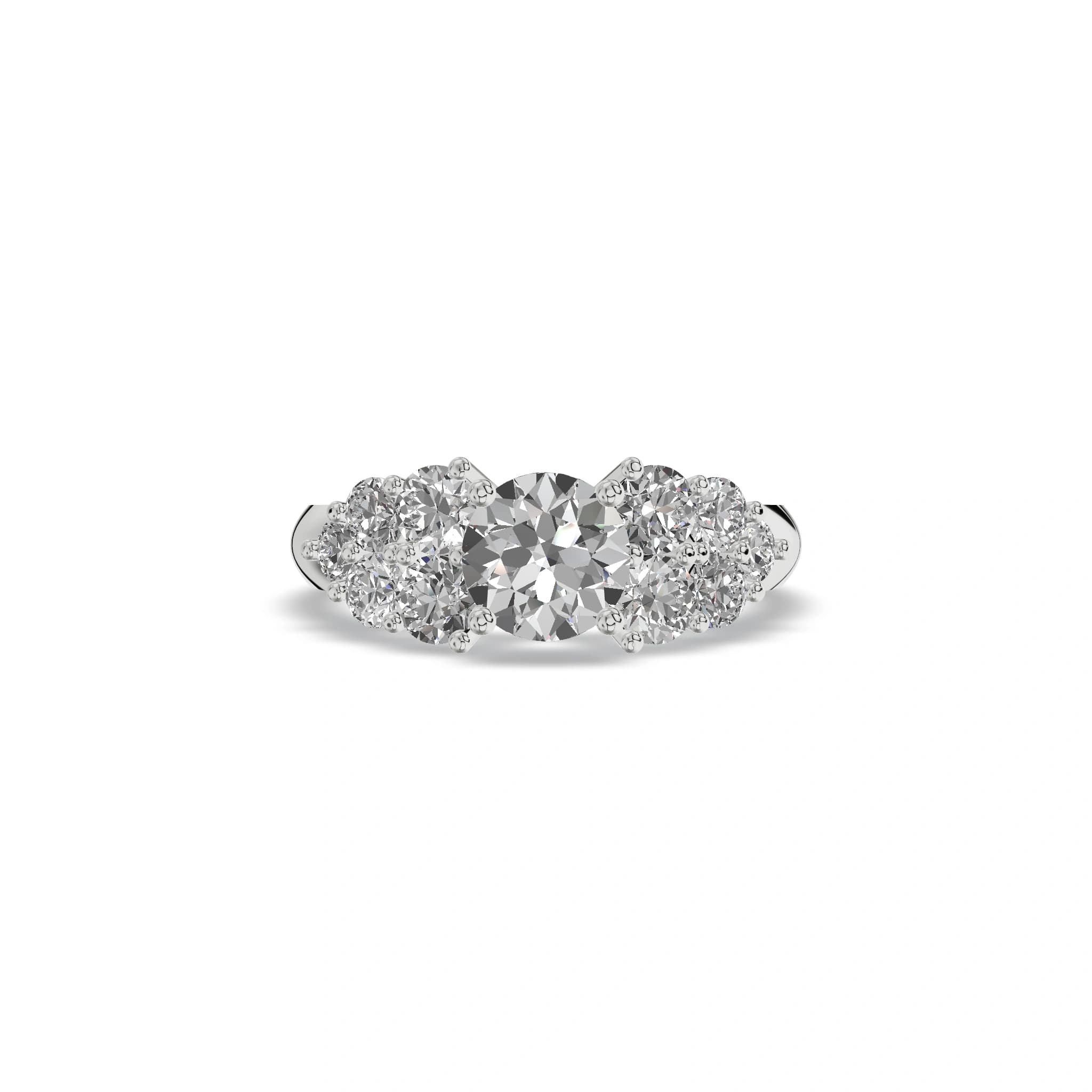 Round Cluster Ring — Design 1238