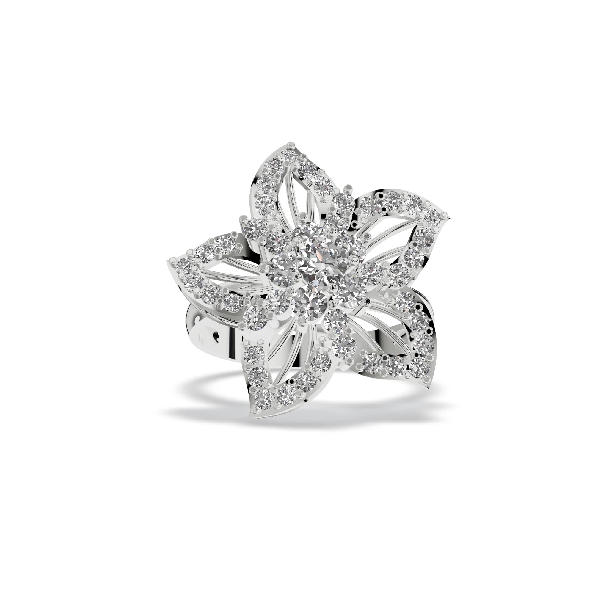 Flower Engagement Ring